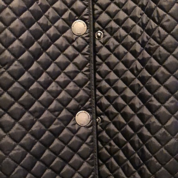 Sale! Black Quilted Jacket Sz. 4 Brooks Brothers - Picture 3 of 9